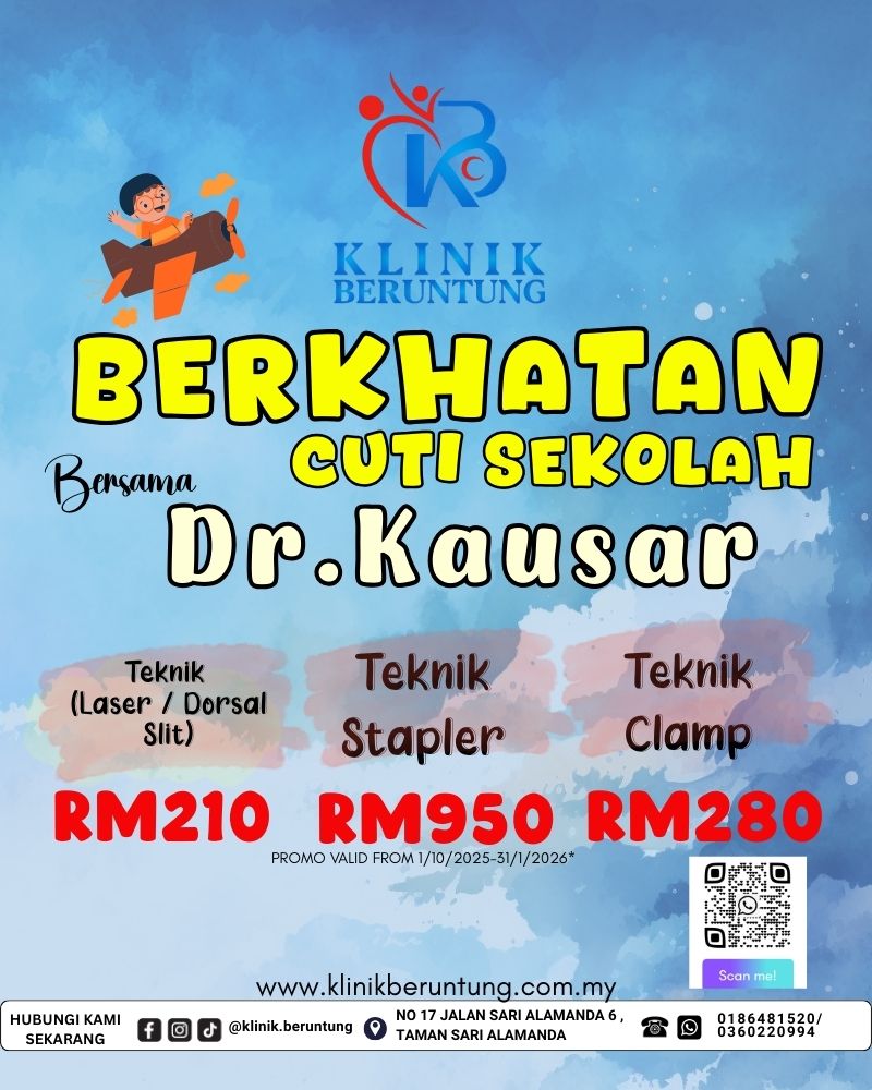 Promosi Berkhatan Cuti Sekolah Bersama Dr. Kausar